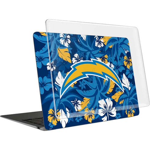 NFL Los Angeles Chargers Tropical Print MacBook Air 13in (2020) Case plus Skin